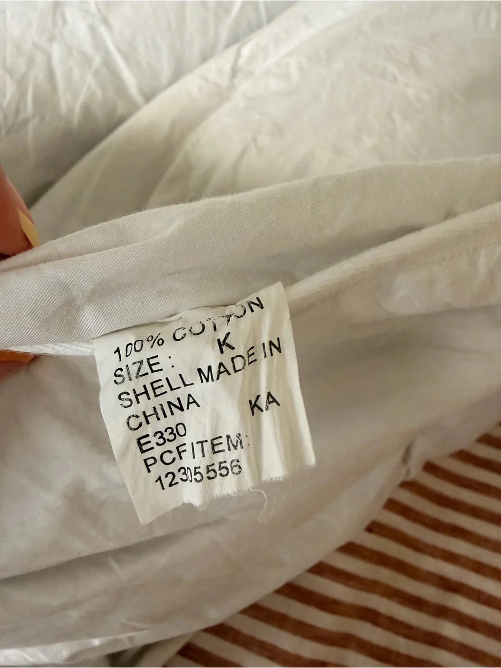 Plush White Down Comforter - Soft White Bedding - Duvet Insert - king